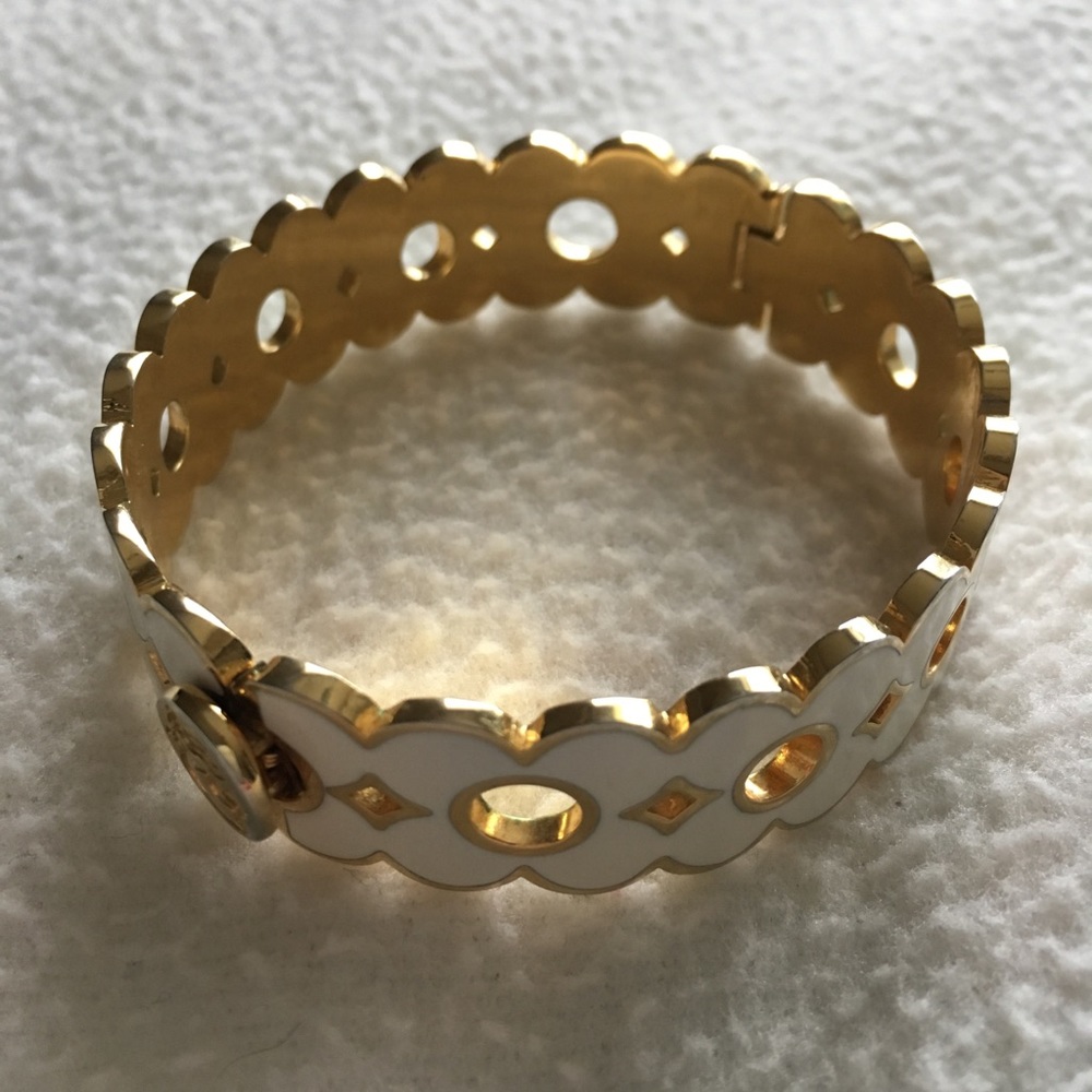 White and Gold Bracelet